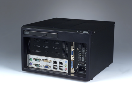 Compact Mini-ITX Wallmount Chassis with 180W Power Supply